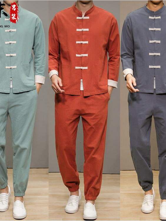 Health & Wellness Lafayette - Chinese Style Cotton Linen Tang Suit