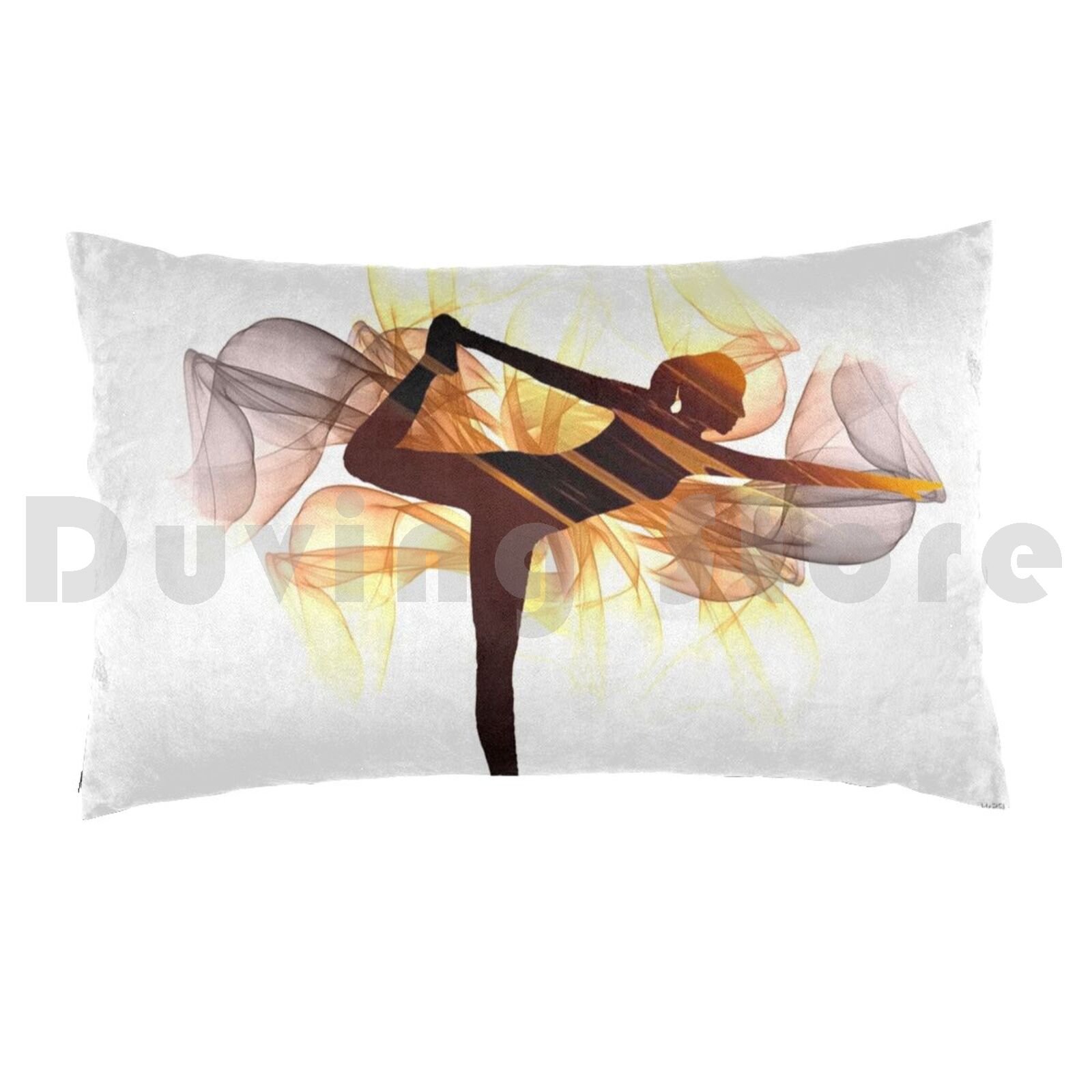 Yoga Poses Pillow Case Printed - Health Wellness Yoga 评论和价格