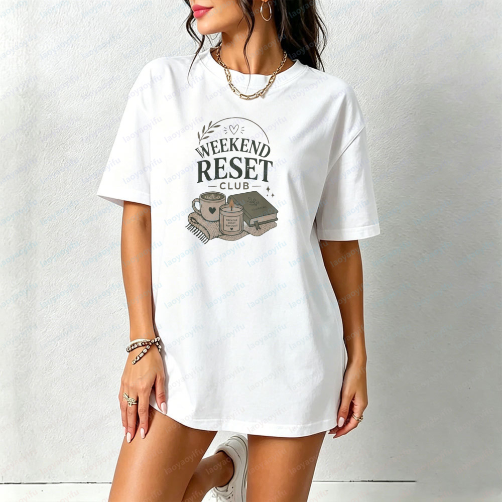 Weekend Reset Club T-Shirt Sel - Your Health Wellness 评论和价格