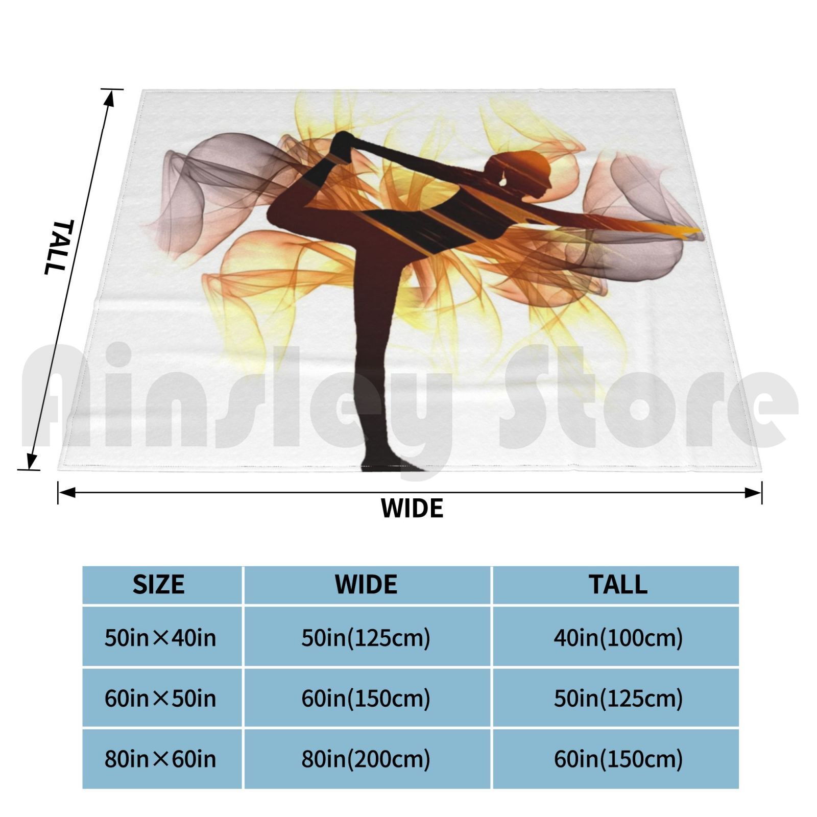 Yoga Poses Blanket For Sofa Be - Health Wellness Yoga 评论和价格