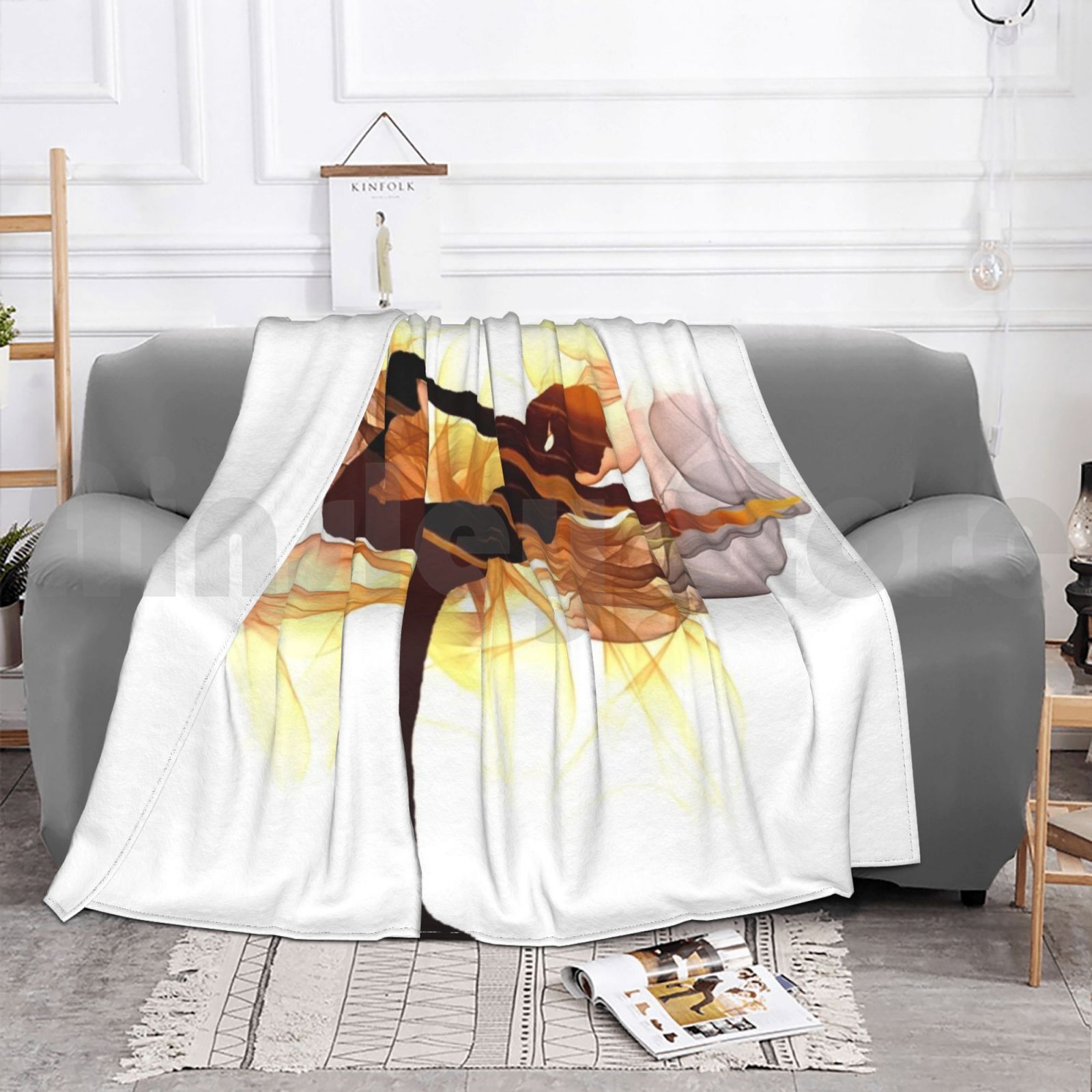 Yoga Poses Blanket For Sofa Be - Health Wellness Yoga 评论和价格