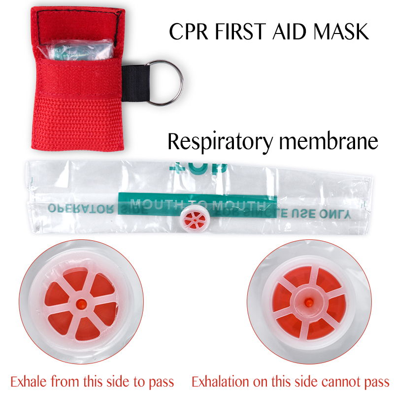 50pcs CPR Resuscitator Mask Po - Health Wellness Product 评论和价格