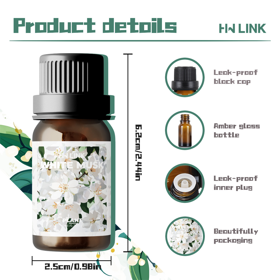 White Musk Essential Oils 10ml - Aromatherapy Diffuser 评论和价格