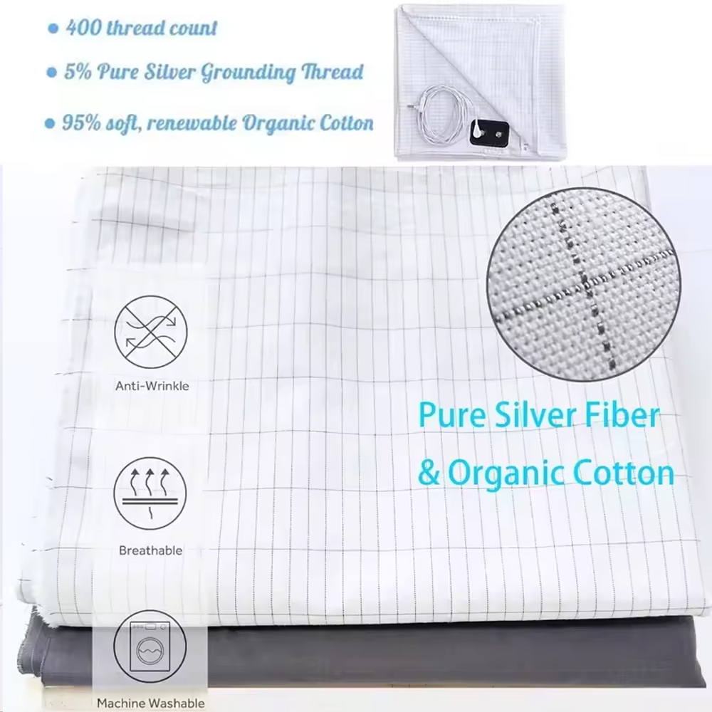 Earthing Bed Sheet Flat Sheet  - Health Wellness Uk 评论和价格