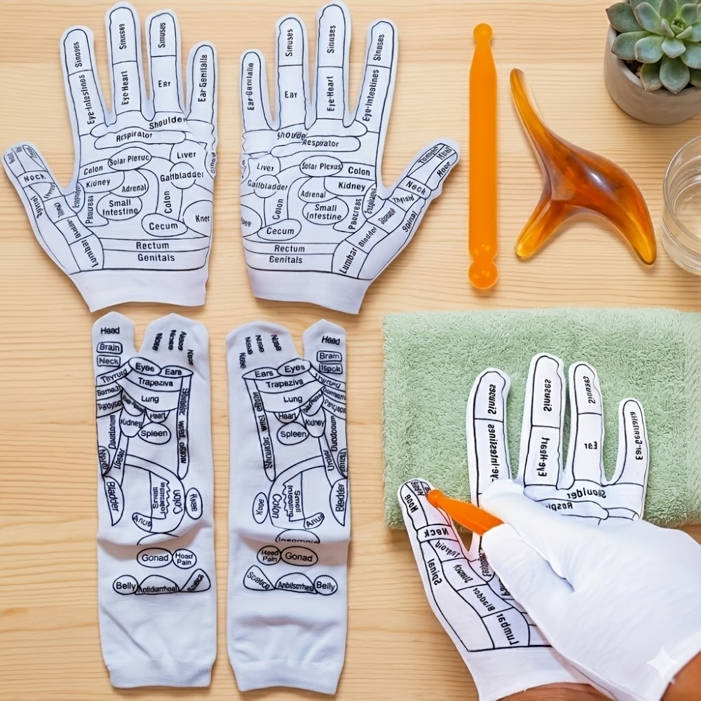 Acupressure Hand Gloves Reflex - Health Wellness Kit 评论和价格
