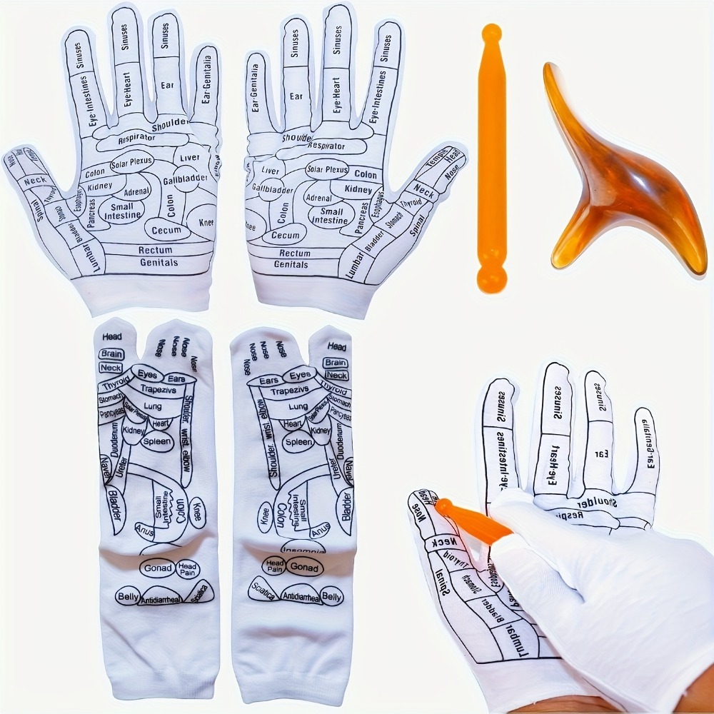Acupressure Hand Gloves Reflex - Health Wellness Kit 评论和价格