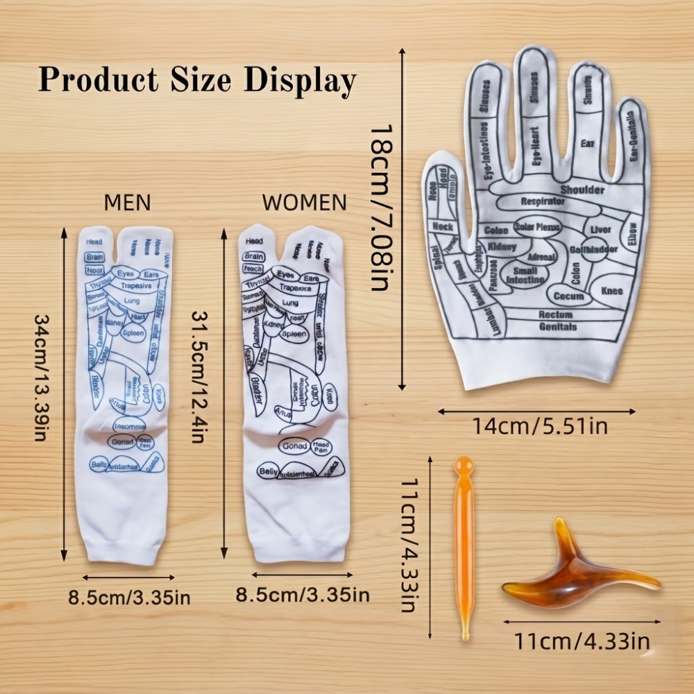 Acupressure Hand Gloves Reflex - Health Wellness Kit 评论和价格