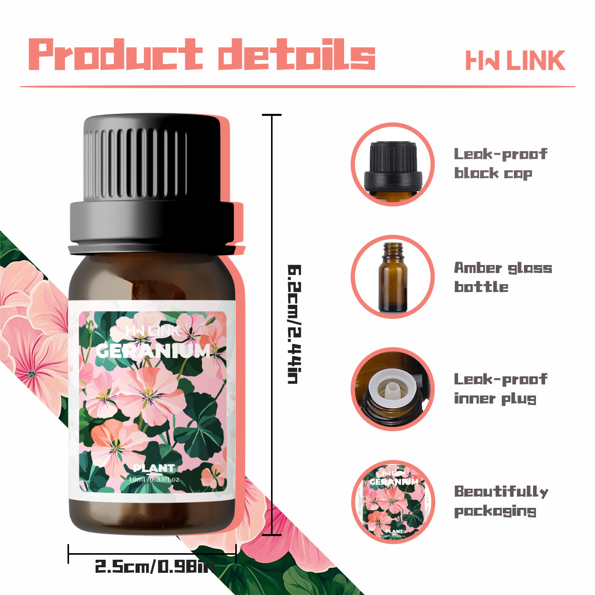 Geranium Essential Oil 10ml 10 - Aromatherapy Diffuser 评论和价格