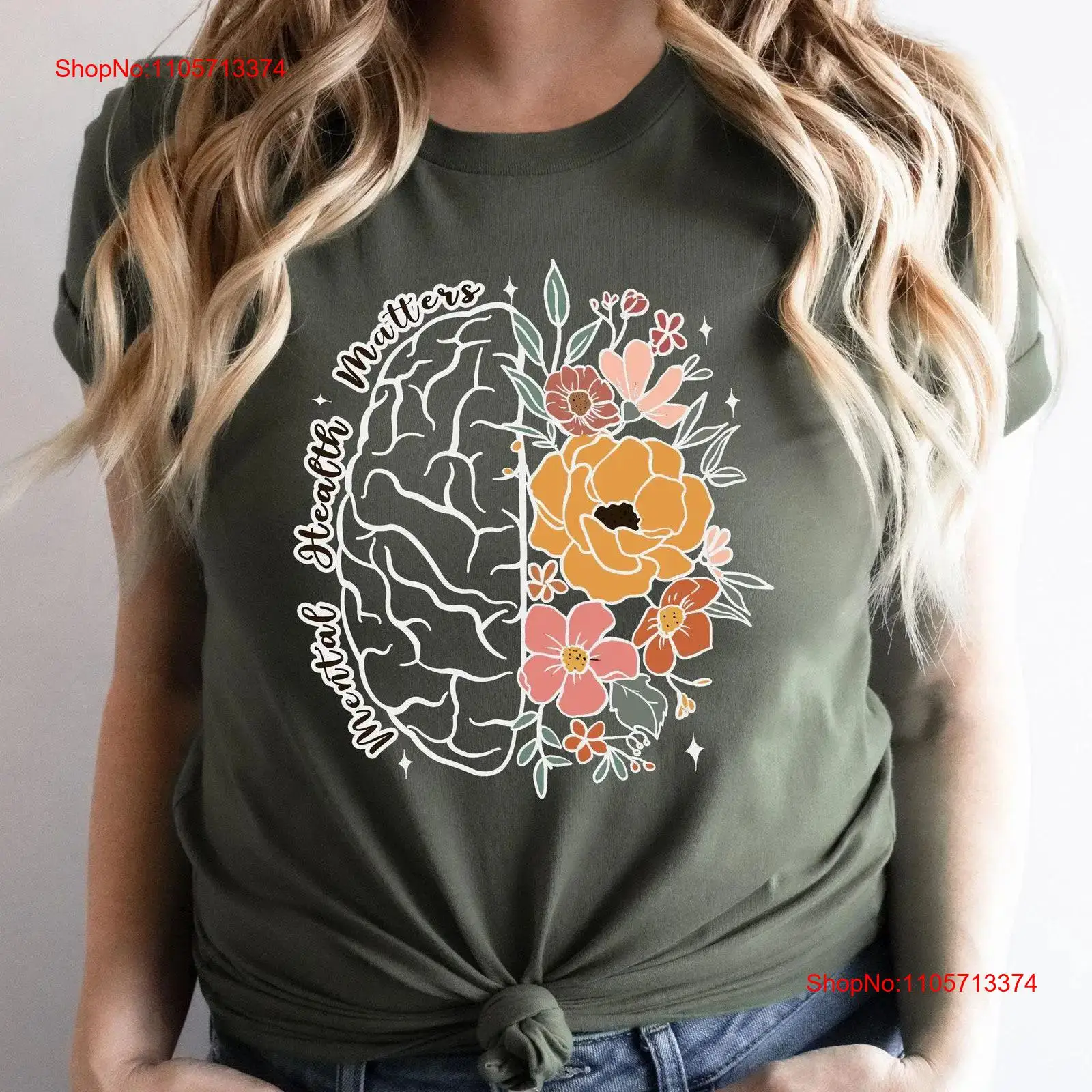 Mental Health Matters T Shirt  - Your Health Wellness 评论和价格